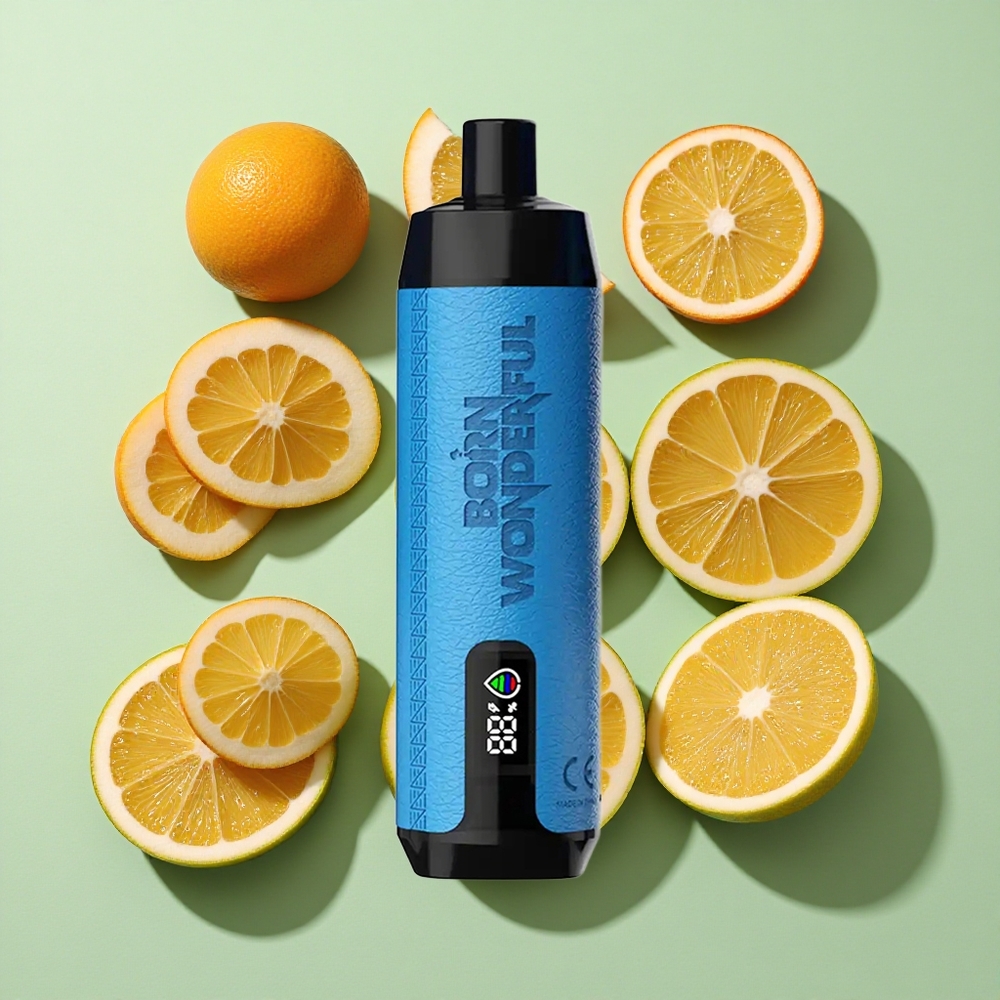 RandM Fumot Shisha 10000 Puffs Cush Man Mynt Norge engros Norge LED-Indikator Type-C Port