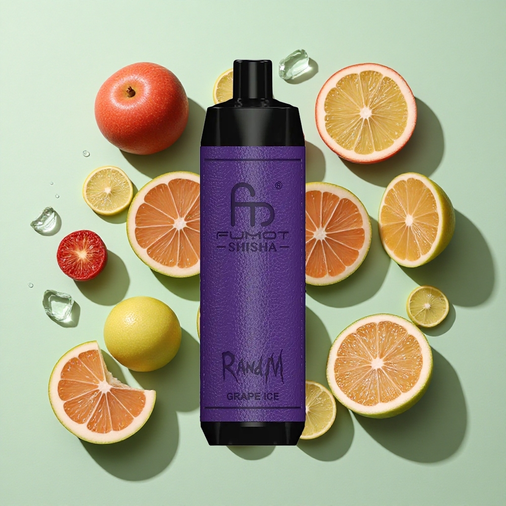 RandM Fumot Shisha 10000 Puffs Drupeis Engangs Vape engros Norge 18ml 850 mAh