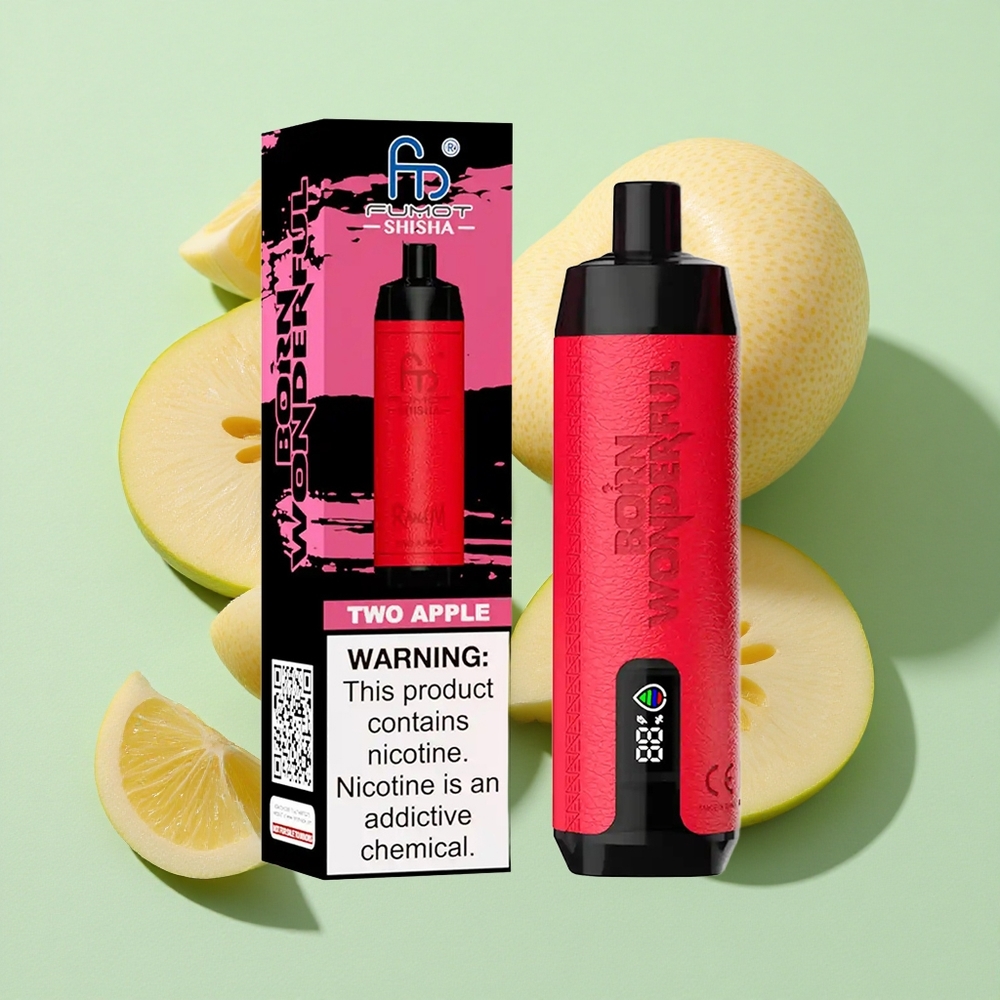 RandM Fumot Shisha 10000 Puffs To Epler engros Norge LED-Indikator Type-C Port