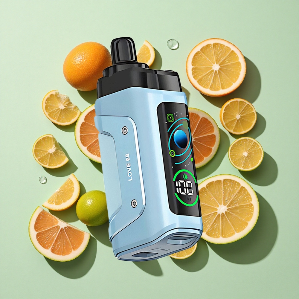 Razz Bar 45000 Puffs Engangs Vape Kjærlighet 66 1.0 Ohm Mesh Coil 20 mg/ml Nicotin Styrke engros Norge