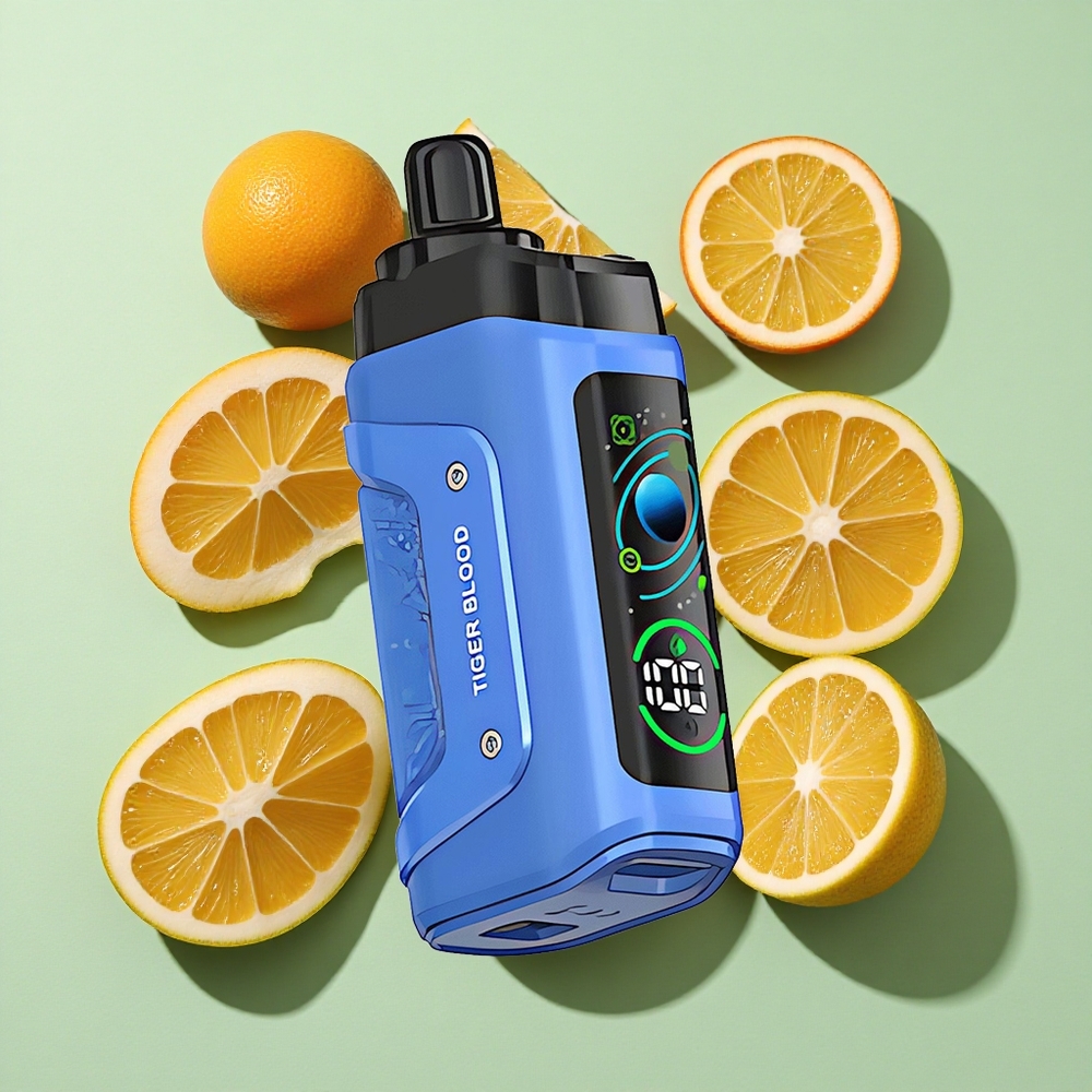 Razz Bar 45000 Puffs Tigerblod Engangs Vape 1.0 Ohm Mesh Coil engros Norge