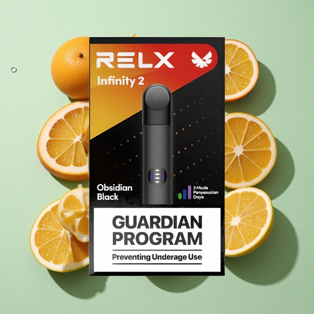 RELX Infinity 2 600-650 puffs Darkasteroid (Mørkasteroide) engros Norge 1.9 ml