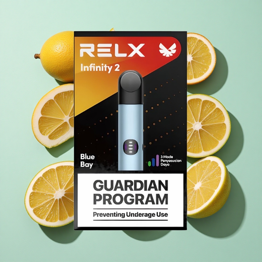 RELX Infinity 2 650 puffer Blå engros Norge 440mAh USB Type-C