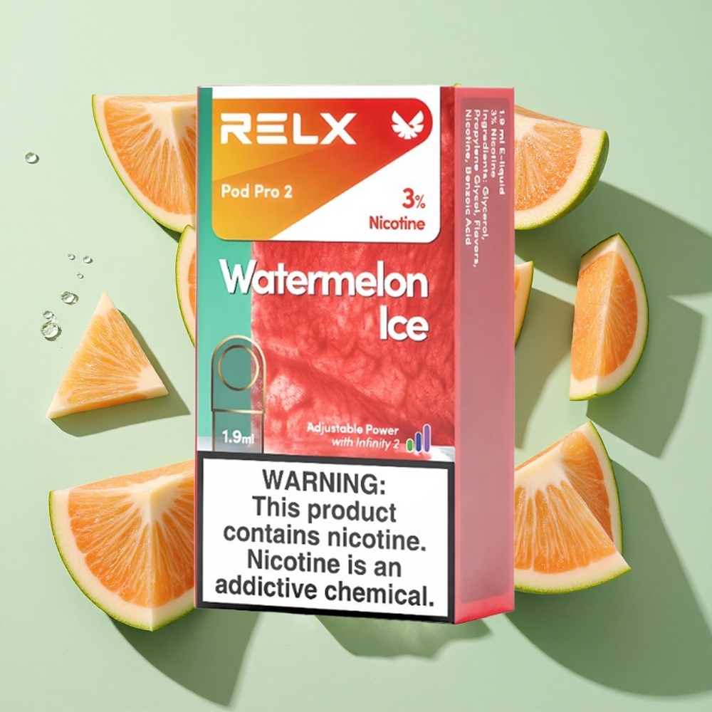 RELX Pod Pro 2 600 puffs Vannmelon Is engros Norge 1.9ml 3% nikotin