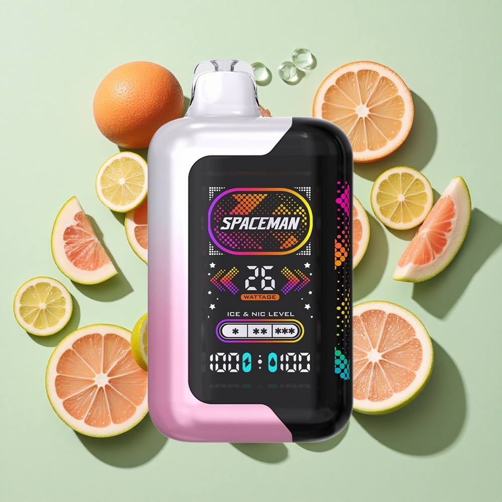 SMOK SPACEMAN SP40000 40000 Puffers Rosa Sitronade engros Norge 20ml