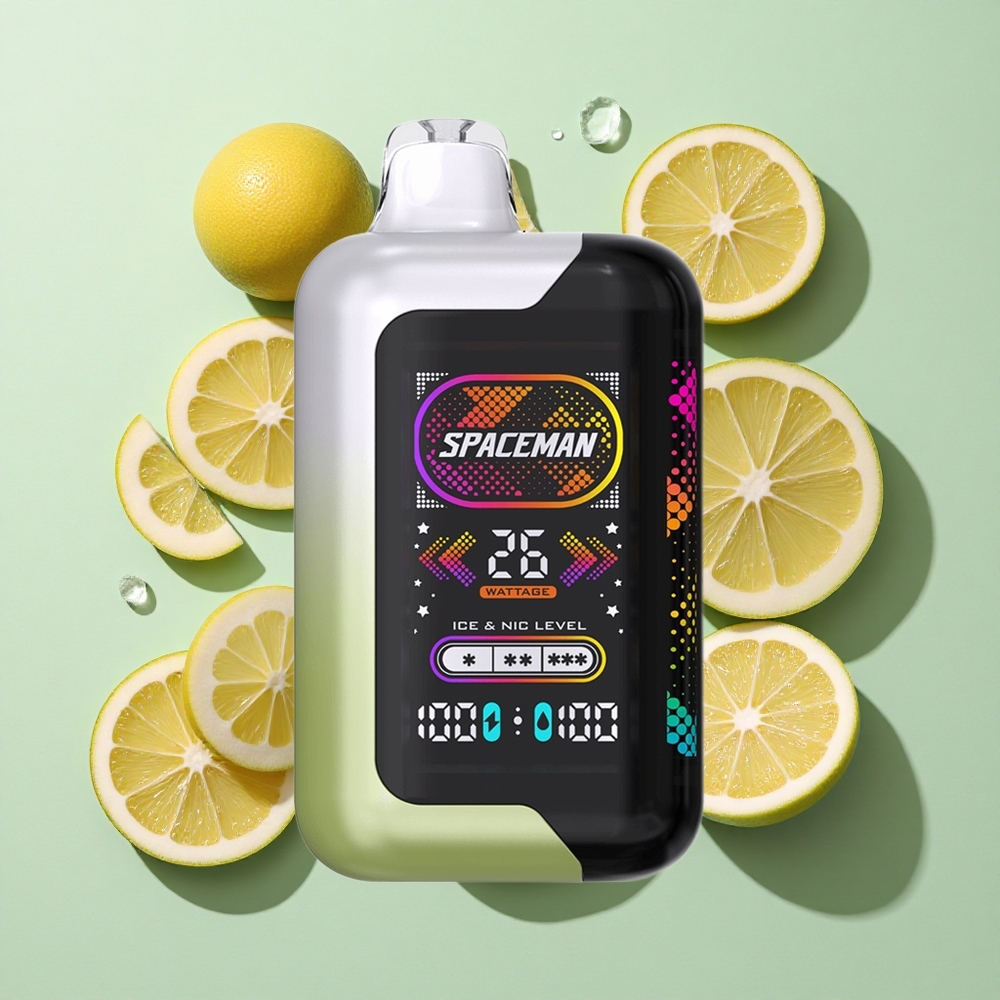 SMOK SPACEMAN SP40000 40000 Puffs Hvit Drupe Is Engros Norge 20ml 1000mAh