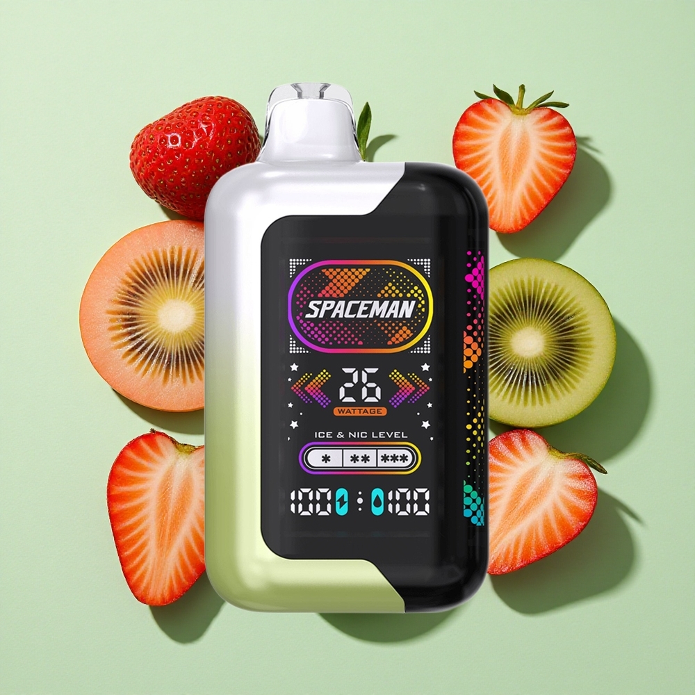 SMOK SPACEMAN SP40000 40000 Puffs Jordbær Kiwi engros Norge 20ml 1000mAh