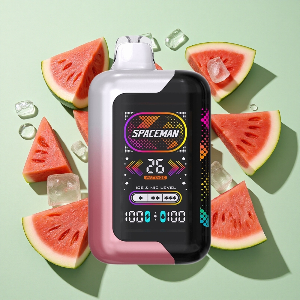 SMOK SPACEMAN SP40000 40000 Puffs Vannmelon Is Engangs Vape engros Norge 20ml eLiquid
