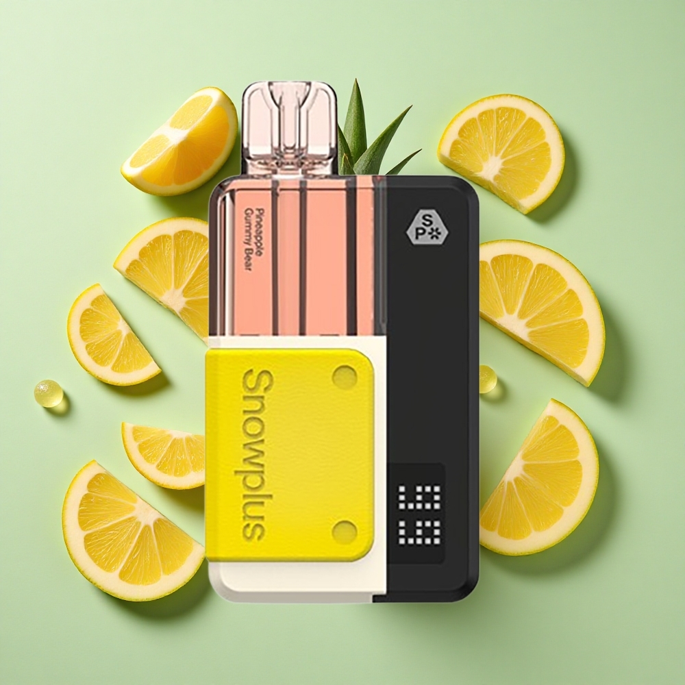 Snowplus Swift 5000 Puffs Ananas Gummibjørn 1000 mAh engros Norge Dual Mesh