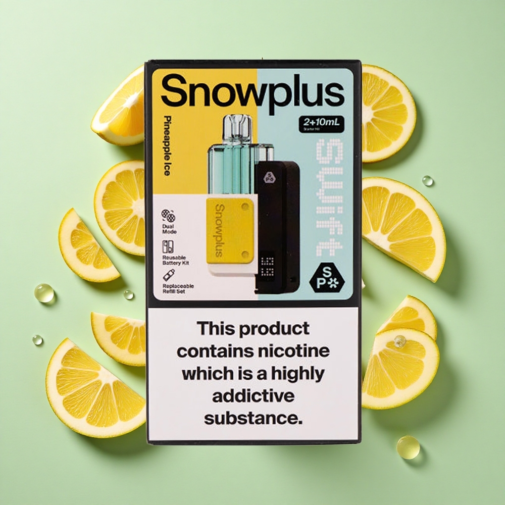 Snowplus Swift 5000 Puffs Ananas Is engros Norge Dual Mesh 1000 mAh