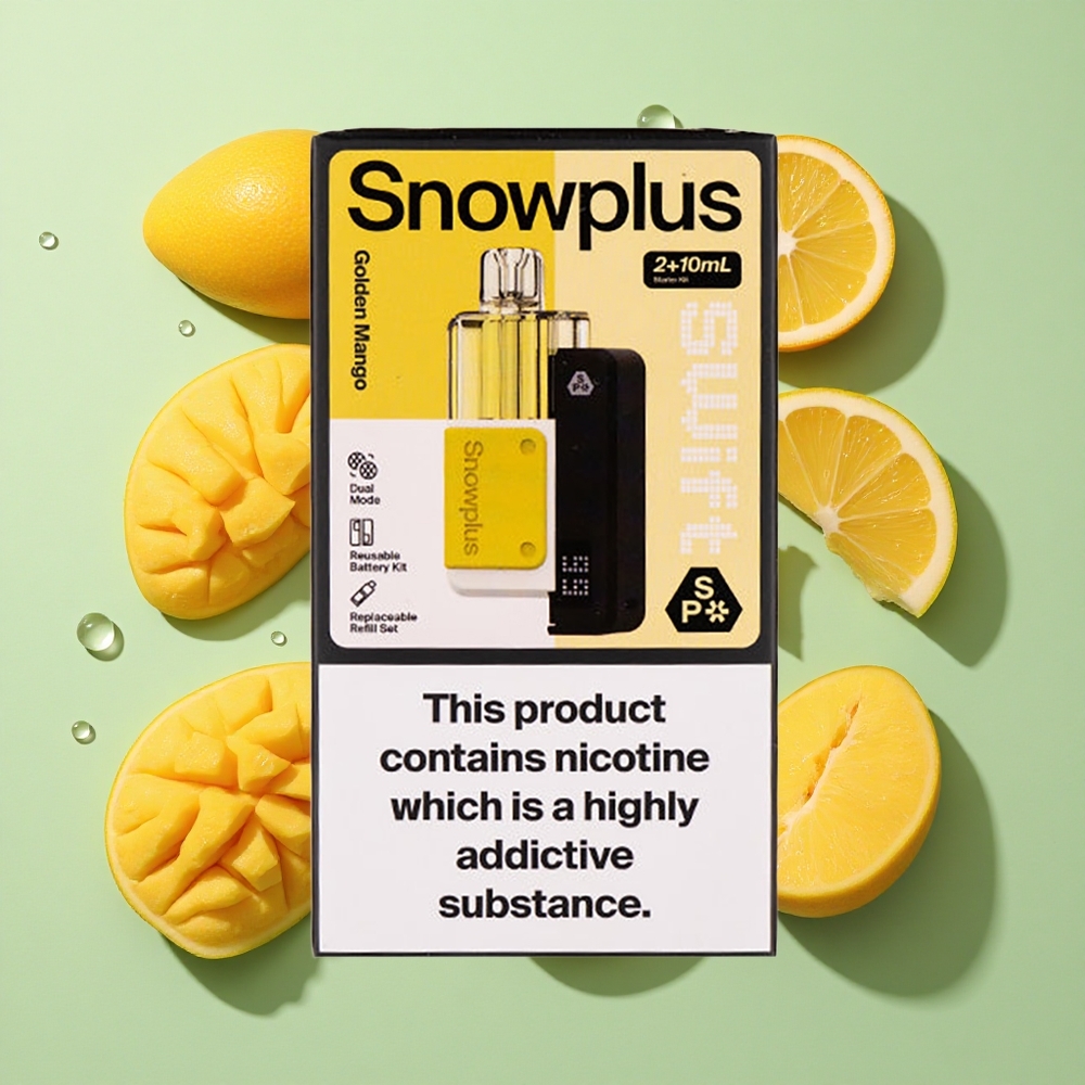 Snowplus Swift 5000 Puffs Gull Mango engros Norge Dual Mesh 1000 mAh