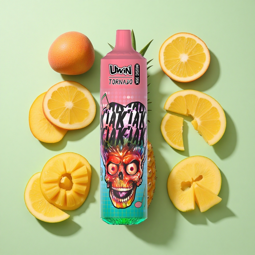Uwin Tornado 35K Peachy Mango Ananas engros Norge 600mAh