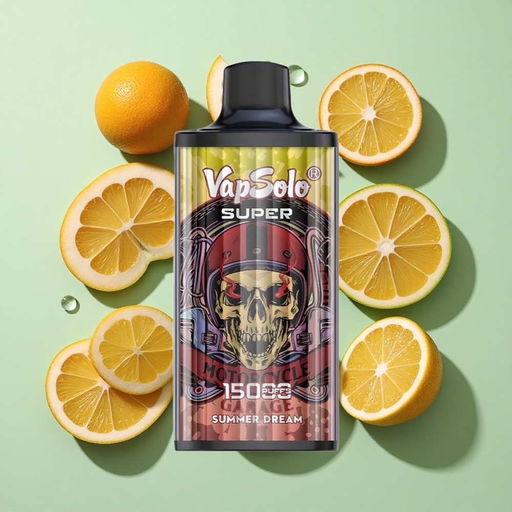 Vapsolo Super 15000 Puffs Sommerdrøm 40ml engros Norge Type-C