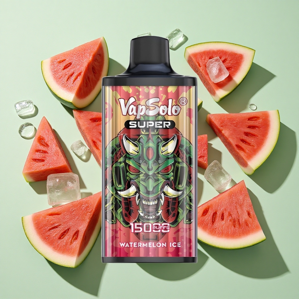 Vapsolo Super 15000 puffs Vannmelon Is engros Norge 40ml E-væske