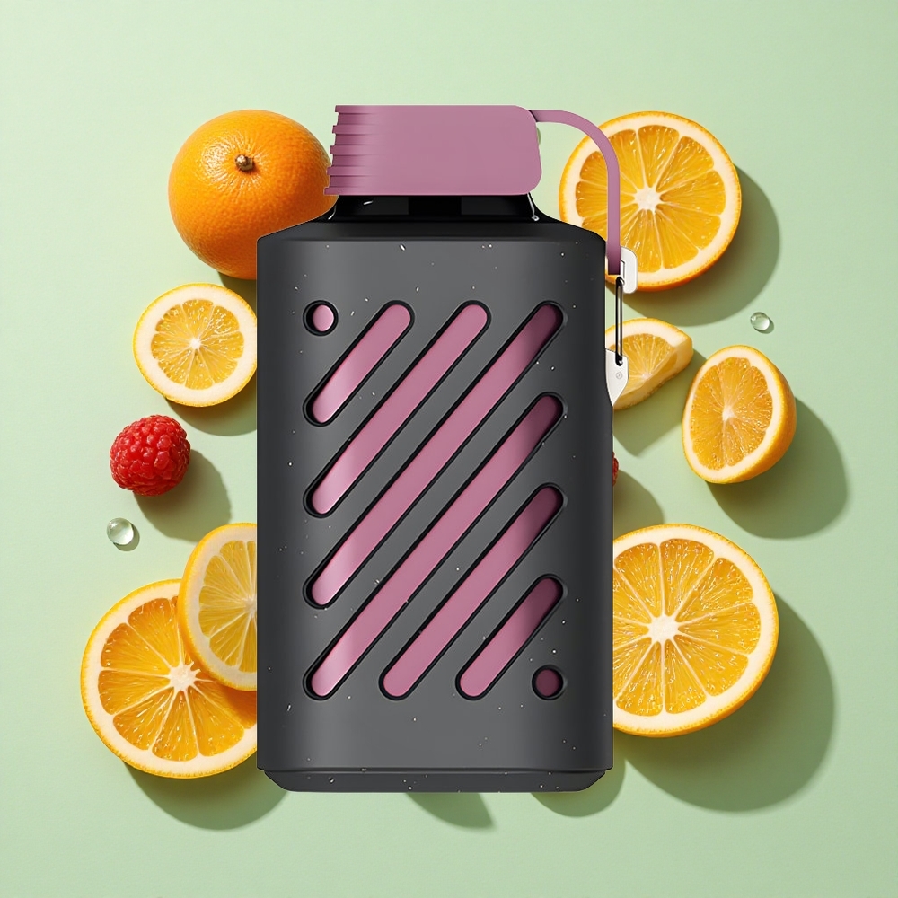 VOZOL GEAR 10000 Passionsfrukt Bringebær Mandarin engros Norge VAMT Mesh Coil 30 smaker