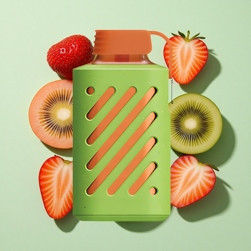 VOZOL GEAR 10000 Puffs Jordbær/Kiwi 20ml E-væske Engros Norge VAMT Mesh Coil