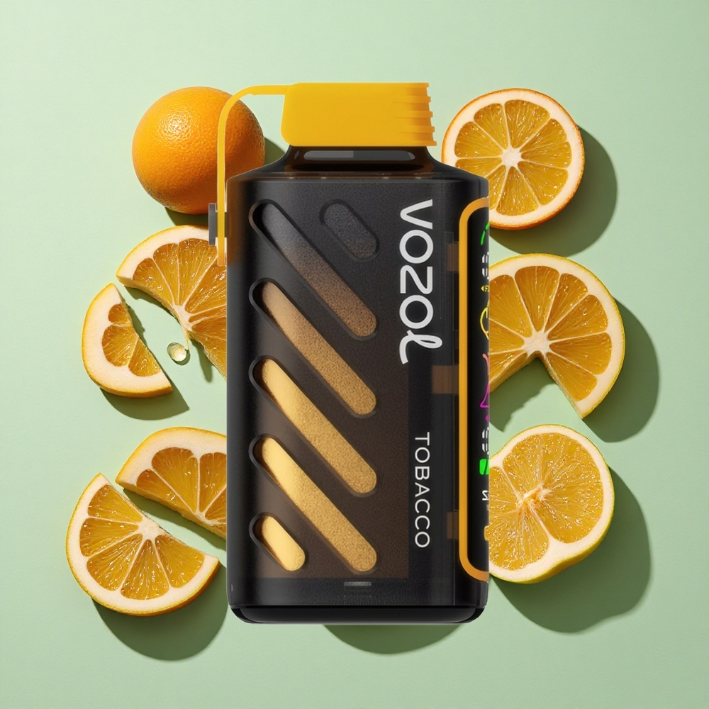 VOZOL Gear Power 20000 Puffs Tobakk Full Skjerm Skjerm engros Norge Dual Mesh Coil