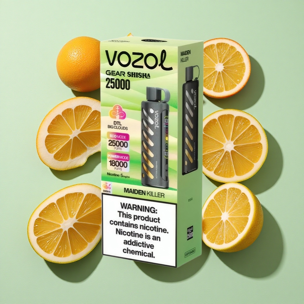 VOZOL Gear Shisha 25000 Puffs 30 Deilige Smaker Dual Mesh Dual Modes engros Norge