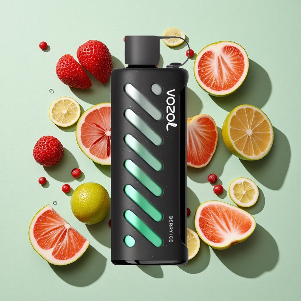 VOZOL Gear Shisha 25000 Puffs Bær Is Engangs Vape 30 Deilige Smaker engros Norge S.i.L.C Tech