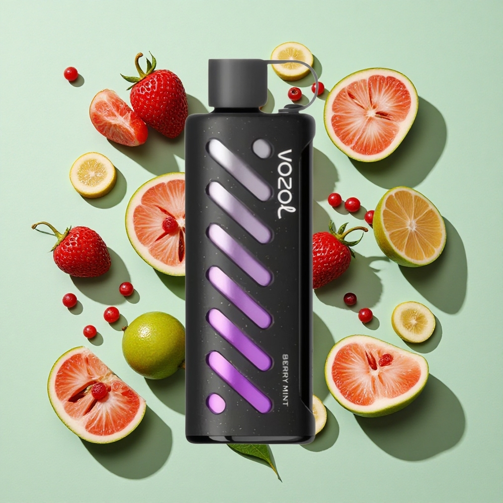 VOZOL Gear Shisha 25000 Puffs Bær Mynte engros Norge 30 Velsmakende Smaker 1000mAh