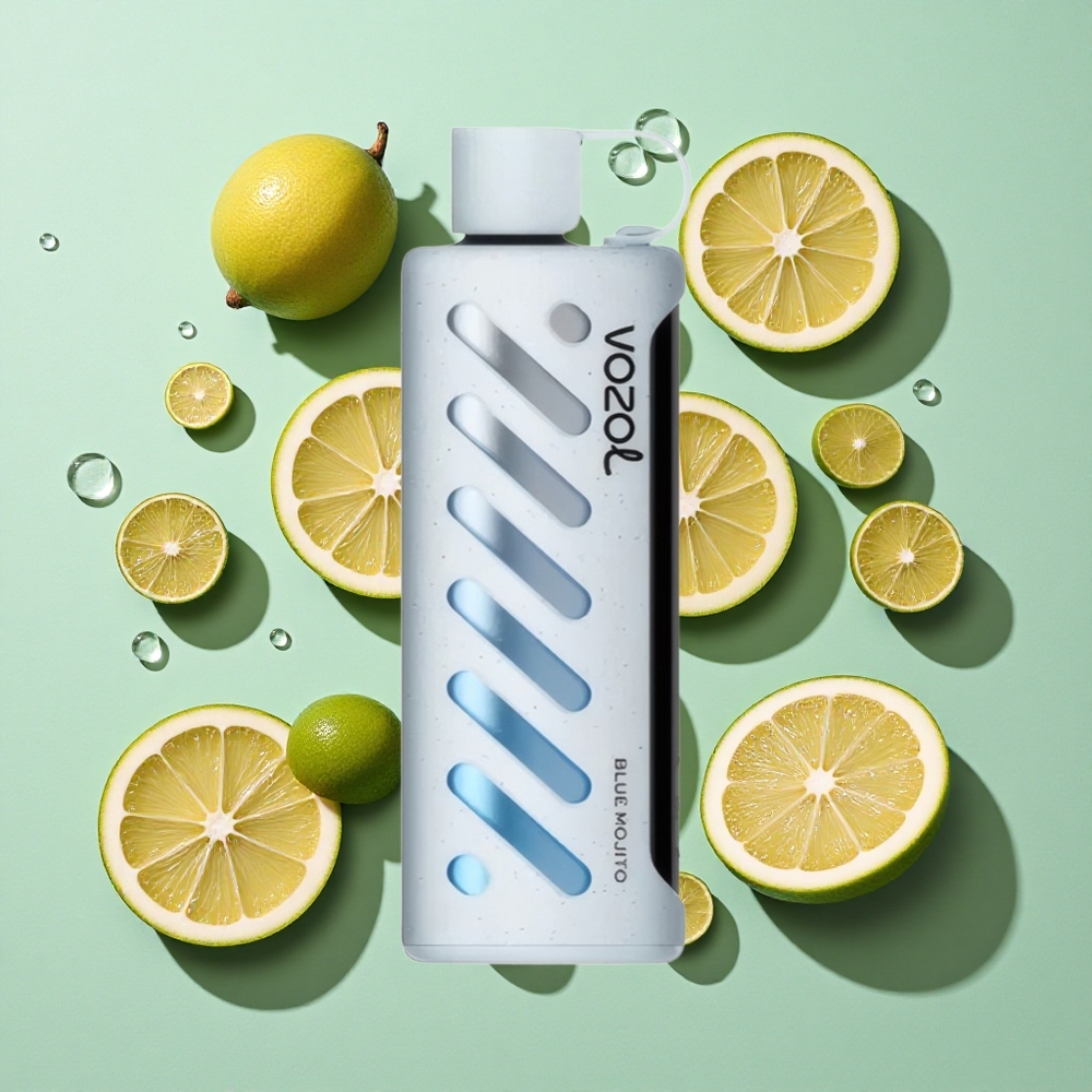 VOZOL Gear Shisha 25000 Puffs Blå Mojito 30 Deilige Smaker engros Norge S.i.L.C Tech
