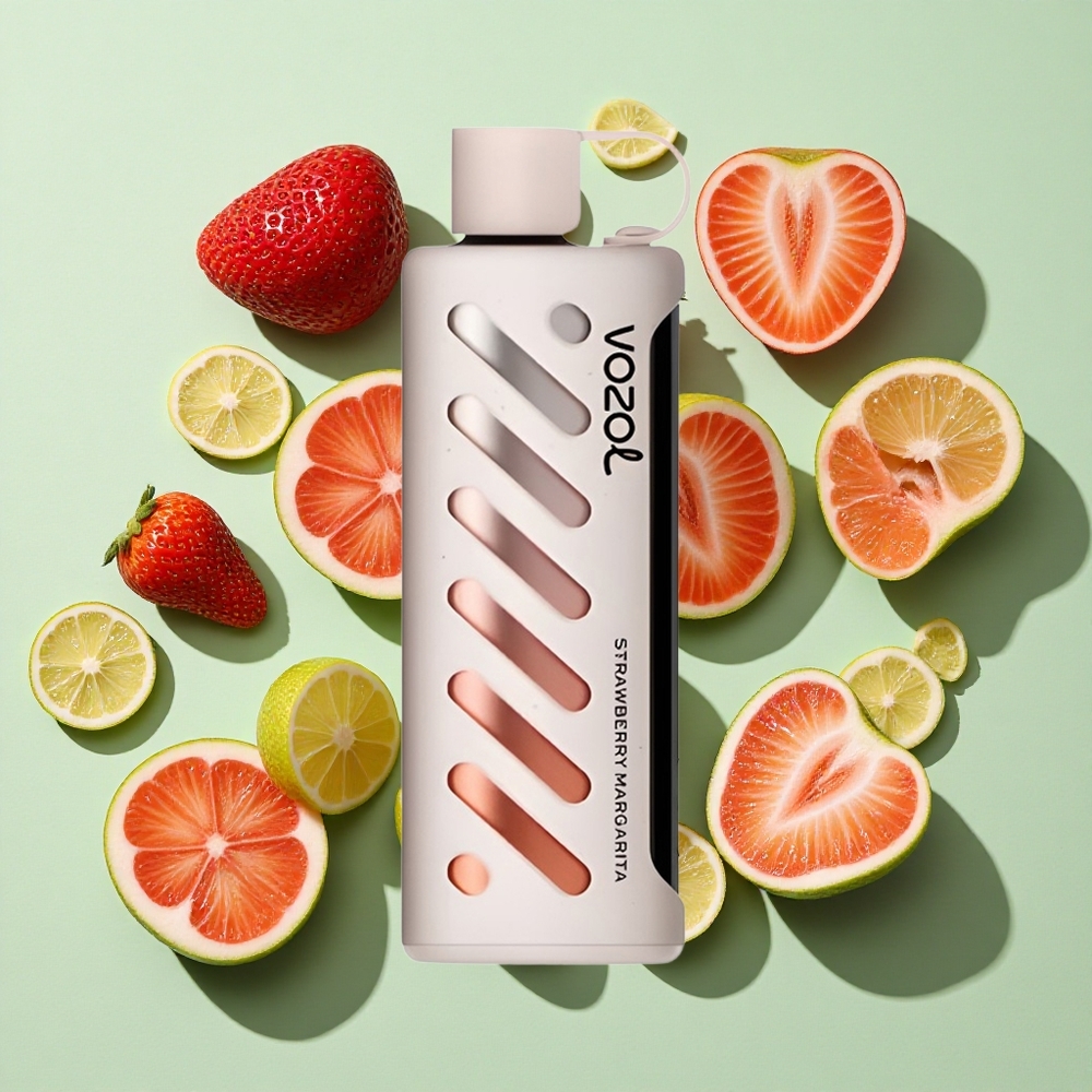 VOZOL Gear Shisha 25000 Puffs Jordbær Margarita engros Norge S.i.L.C Tech 1000mAh