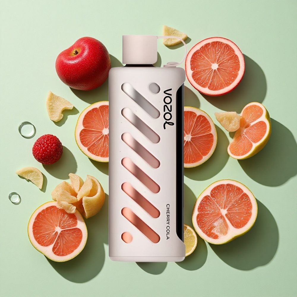 VOZOL Gear Shisha 25000 Puffs Kirsebær Cola engros Norge med 1000mAh batteri og 5mg/ml Nikotin
