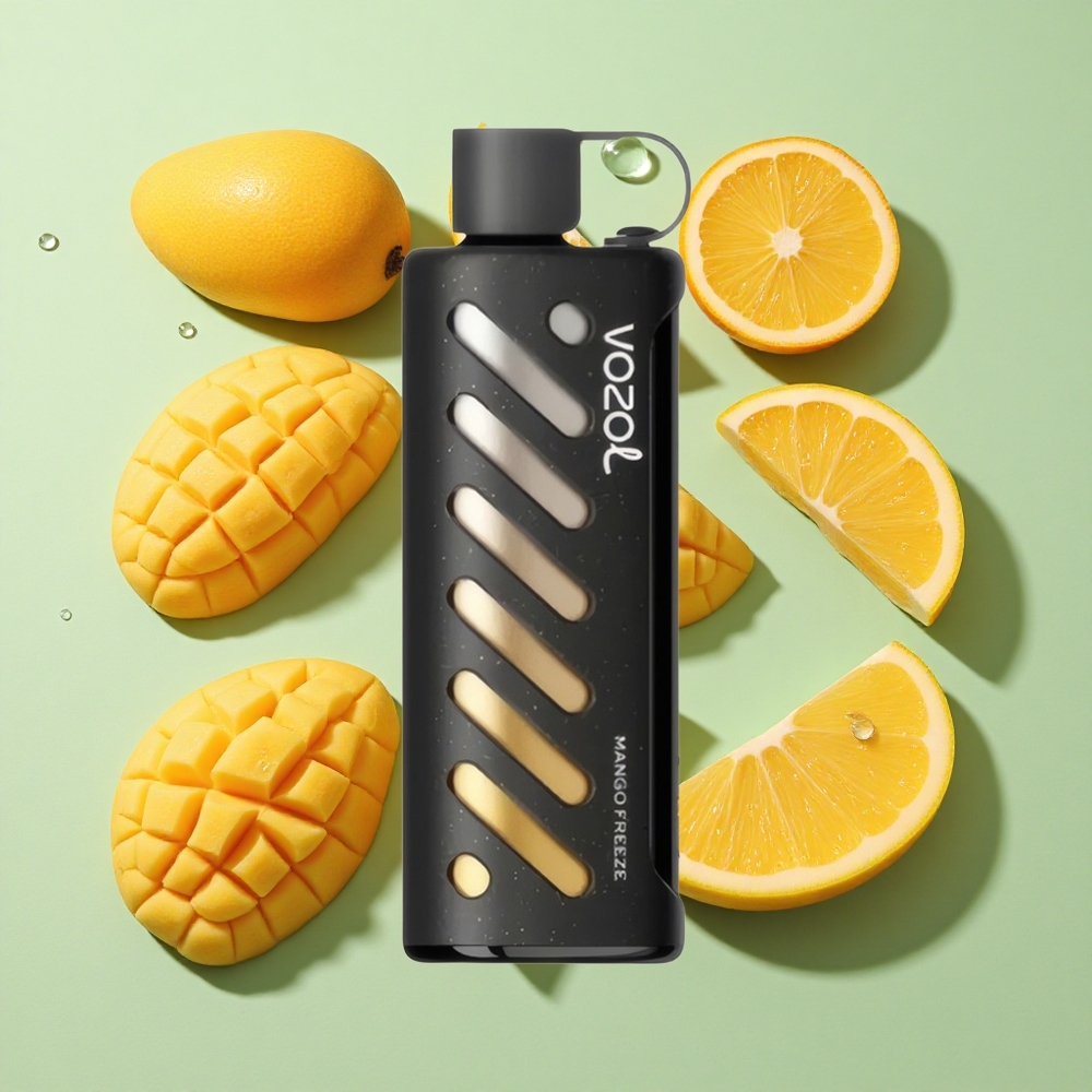 VOZOL Gear Shisha 25000 Puffs Mango Frost engros Norge 1000mAh S.i.L.C Tech