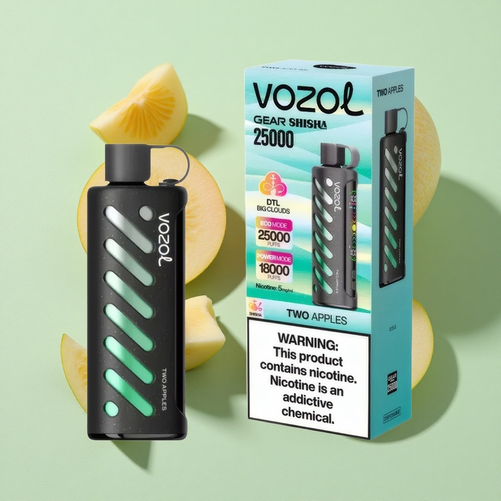 VOZOL Gear Shisha 25000 Puffs To Epler engros Norge S.i.L.C Tech 1000mAh