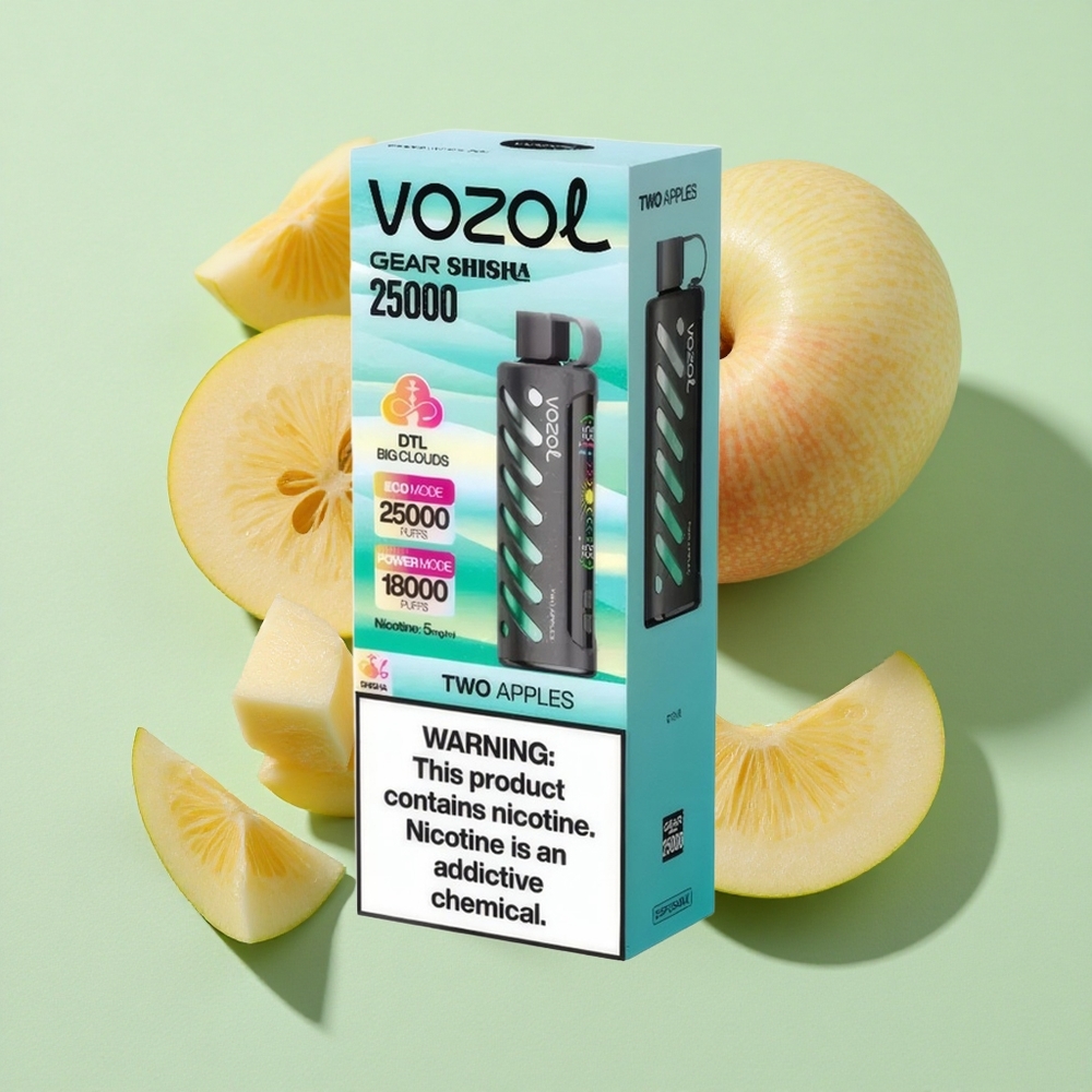 VOZOL Gear Shisha 25000 Puffs To Epler engros Norge S.i.L.C Tech 1000mAh