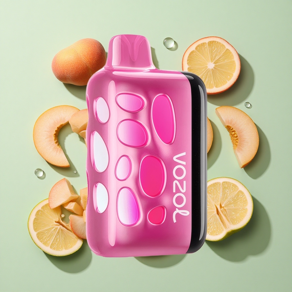 VOZOL RAVE 40000 Engangs Vape Fersken Is engros Norge 1000mAh Batterikapasitet