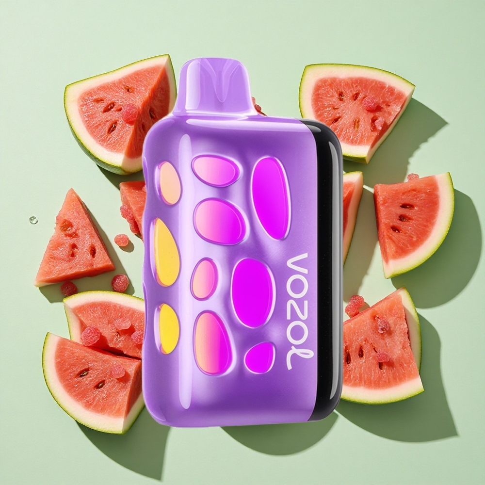 VOZOL RAVE 40000 Engros Norge Vannmelon Razz Rancher 270° Glødende Design 1000mAh Batteri