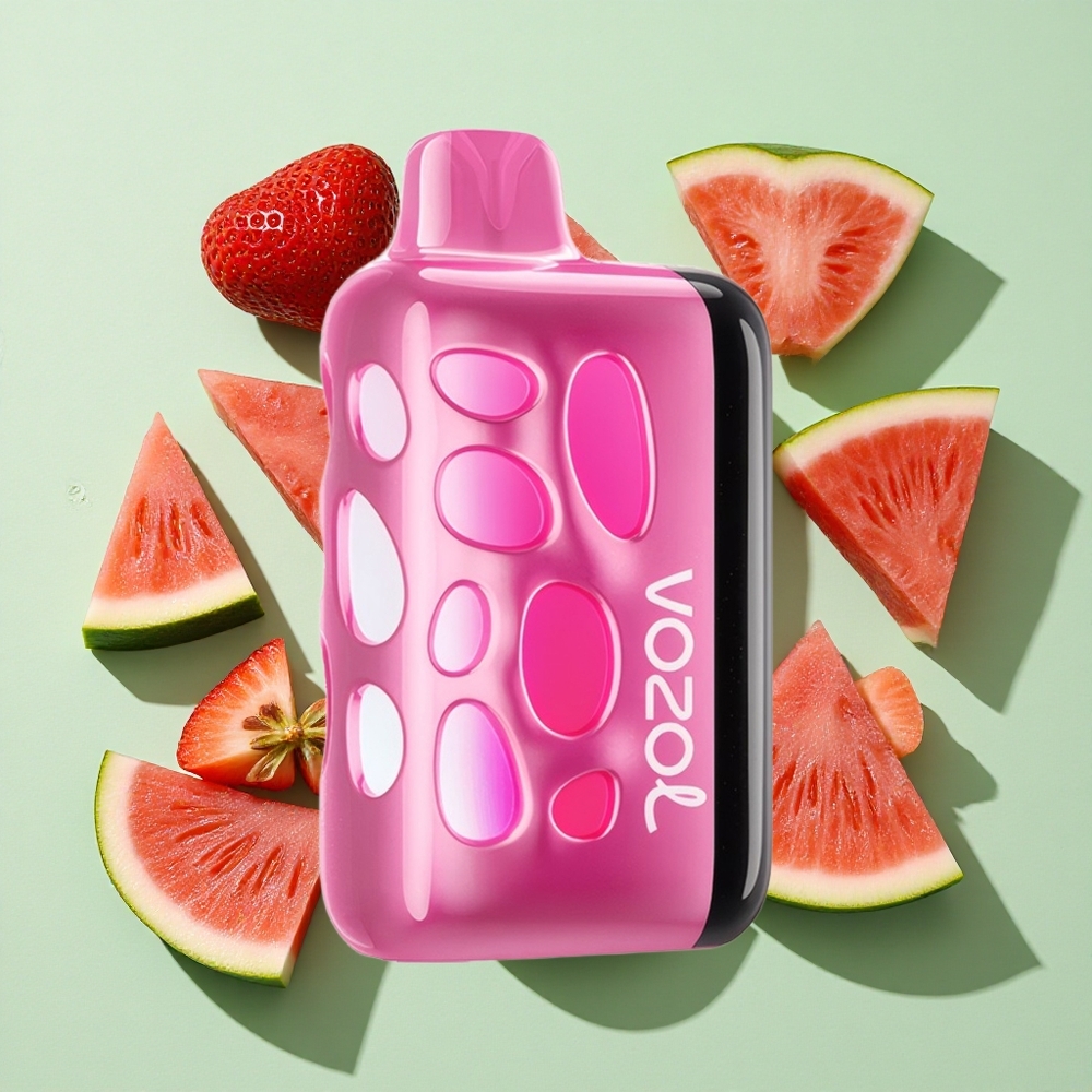 VOZOL RAVE 40000 Jordbær Vannmelon engros Norge 270° Glødende Design 1000mAh Batteri