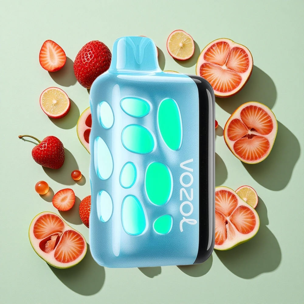 VOZOL RAVE 40000 Kirsebær Jordbær engros Norge 270° Glødende Design 1000mAh Batteri