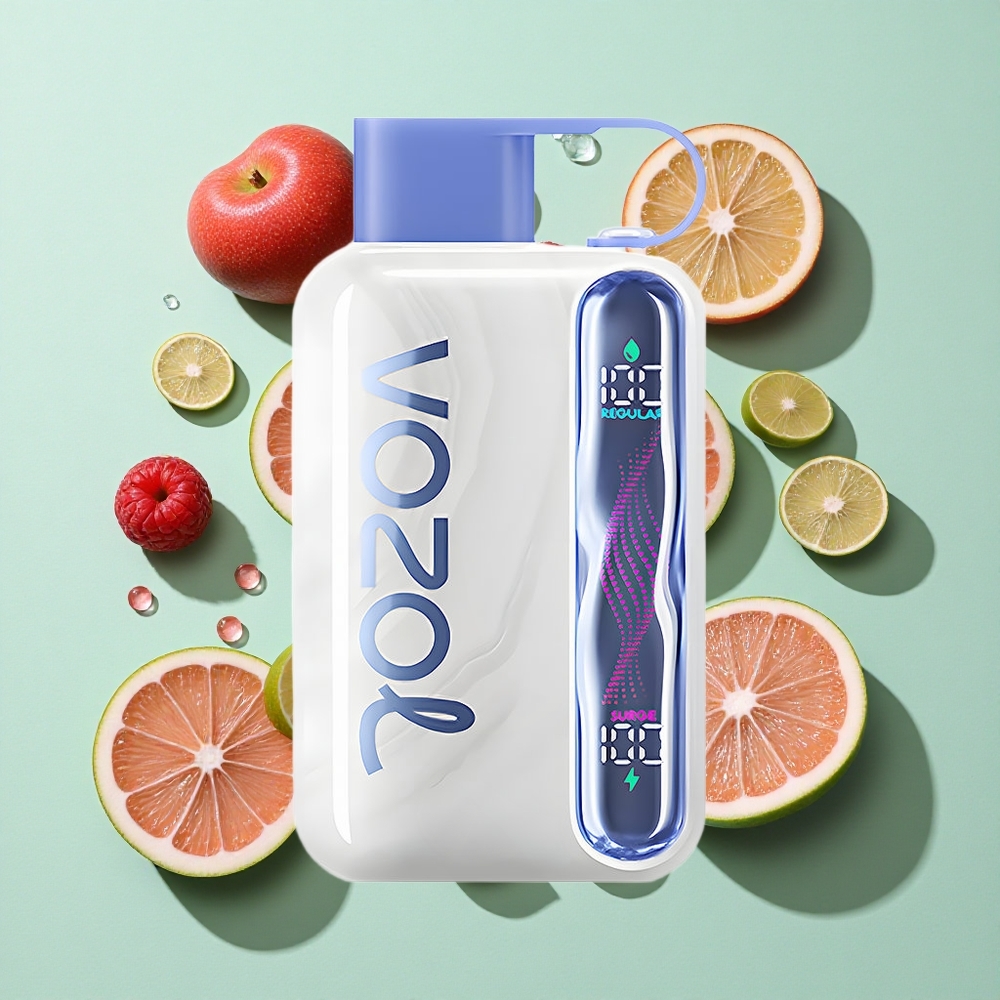 VOZOL STAR 40000 Puffs Blå Bringebær Is Engangs Vape 1000mAh Type-C engros Norge