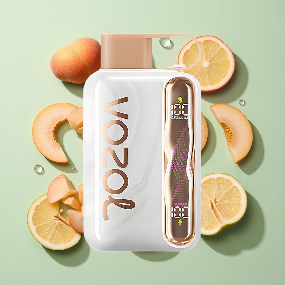 VOZOL STAR 40000 Puffs Fersken Is Engangs Vape 1000mAh Type-C engros Norge