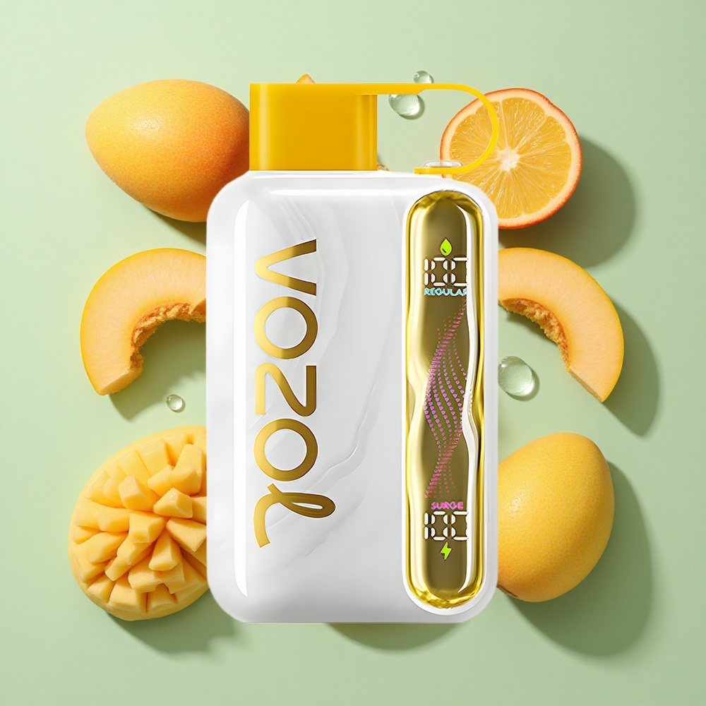 VOZOL STAR 40000 Puffs Mango Fersken Engangs Vape engros Norge 1000mAh Type-C