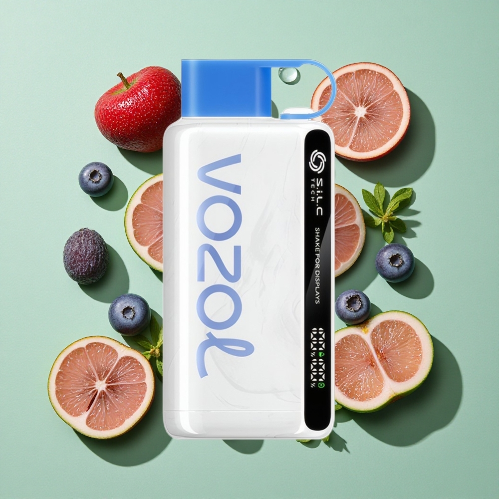 VOZOL STAR 9000/12000 Blåbær Storm Engangs Vape med 30% raskere lading og 650mAh batterikapasitet engros Norge