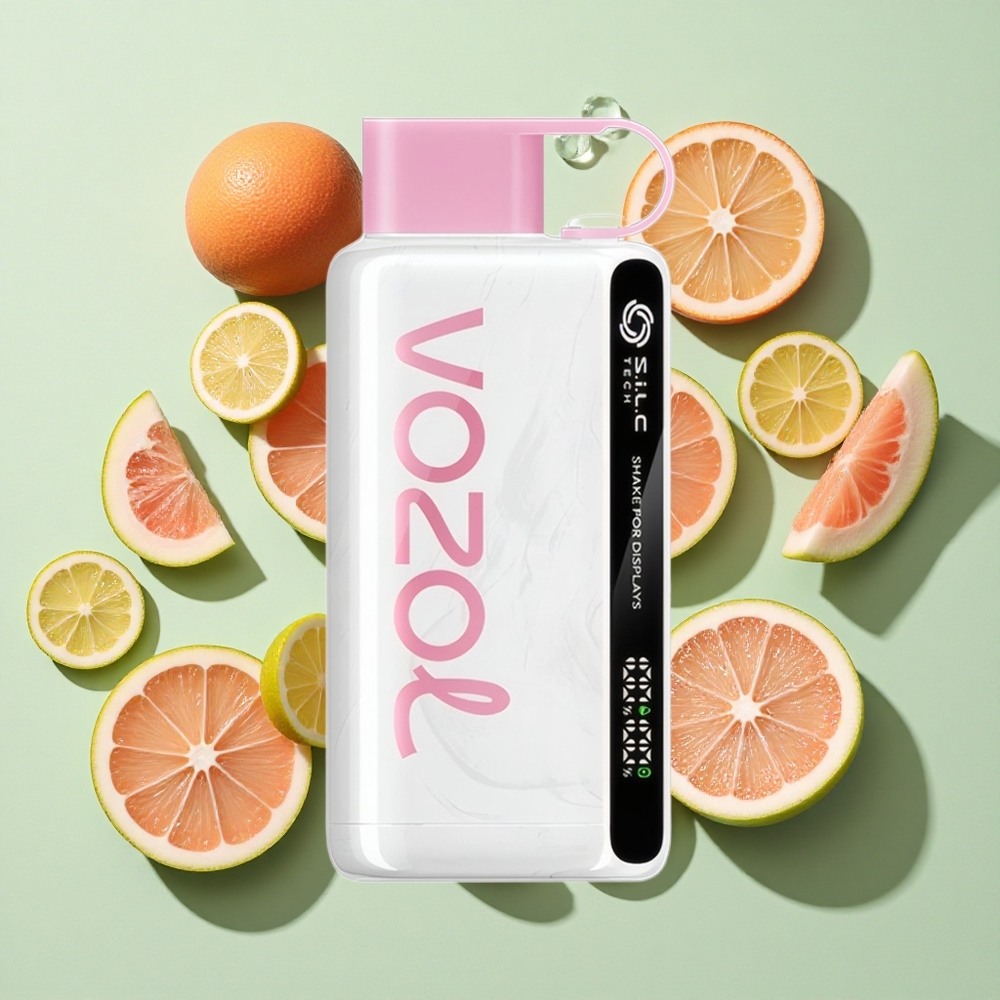 VOZOL STAR 9000/12000 Engangs Vape Rosa Sitronade engros Norge 9000/12000 Puffs 650mAh Batteri