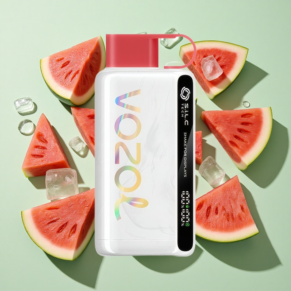 VOZOL STAR 9000/12000 Engangs Vape Vannmelon Is engros Norge 30% raskere ladning