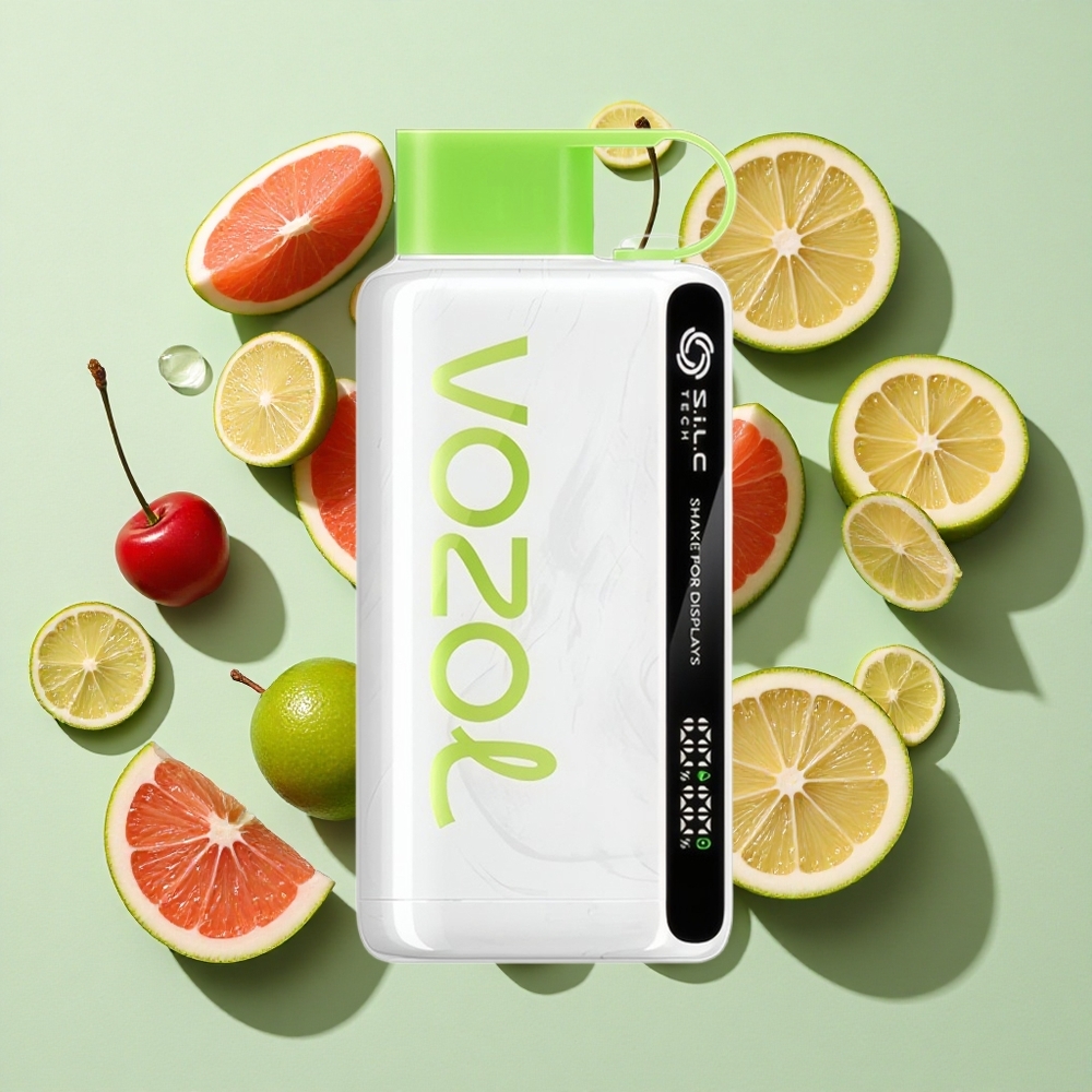 VOZOL STAR 9000/12000 Engros Norge Engangs Vape Kirsebær Lime 30% raskere ladning