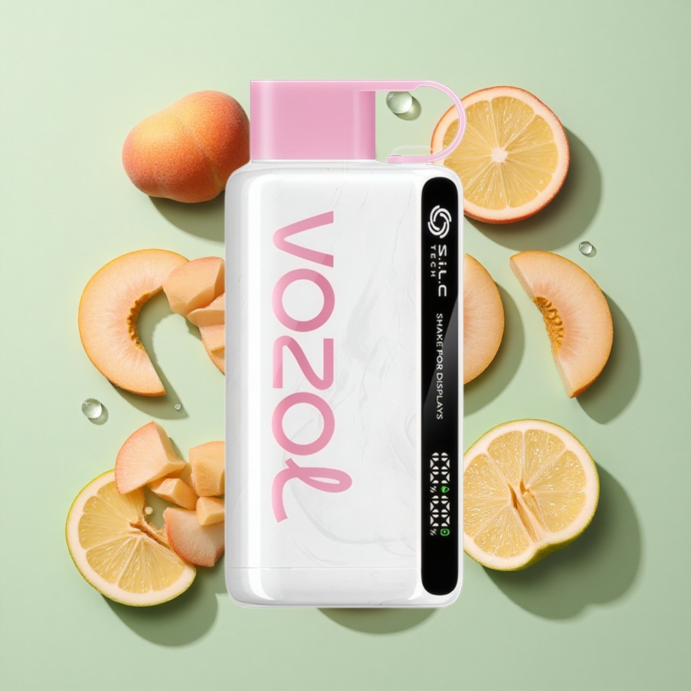 VOZOL STAR 9000/12000 Fersken Is engros Norge S.i.L.C TECH 650mAh