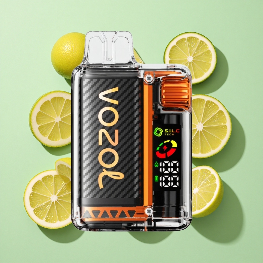 VOZOL Vista 20000 Puffs Sitron Lime engros Norge Ladeskapasitet 650mAh OLED-skjerm