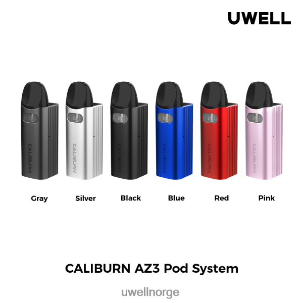 UWELL E Cig - UWELL CALIBURN AZ3 sett (pod system) D6204Z147 rød