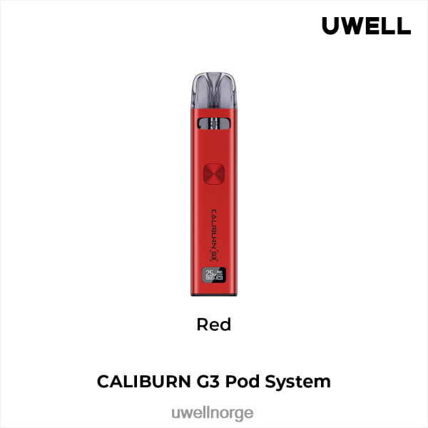 UWELL E Cig - UWELL CALIBURN G3 sett D6204Z137 rød