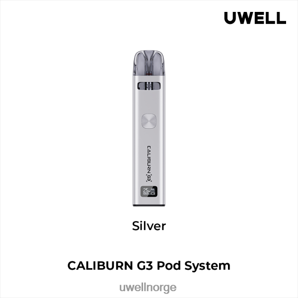 UWELL Online Shop - UWELL CALIBURN G3 sett D6204Z138 sølv