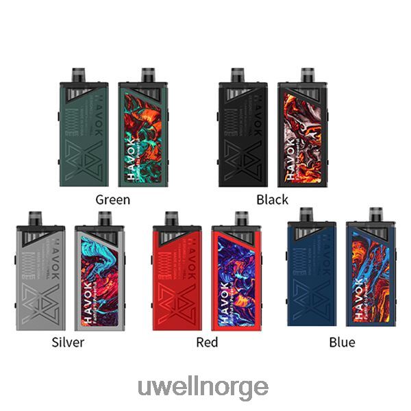 UWELL E Cig - UWELL HAVOK V1 sett 65w D6204Z187 grønn