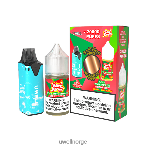 clr: blå/flv: sur vannmelon jordbær 50mg