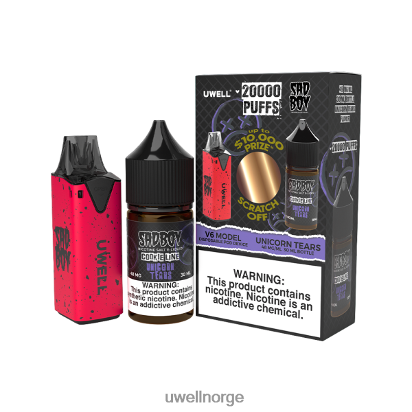 clr: rød/flv: unicorn tears 48mg