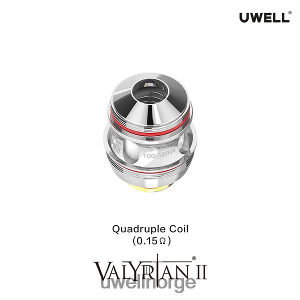 UWELL Flavors - UWELL VALYRIAN 2 erstatningsspoler (2-pakning) D6204Z30 un2-3 trippel mesh 0,16ohm